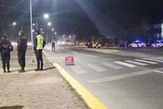 El accidente se produjo frente al Tadicor de Las Heras. Foto: Gentileza