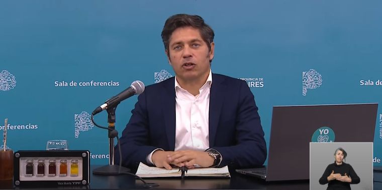 Axel Kicillof encabezó una conferencia de prensa, tras el fallo de la justicia por YPF