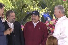 Nicolás Maduro, Mohsen Rezai, Daniel Ortega y Miguel Díaz Canel.