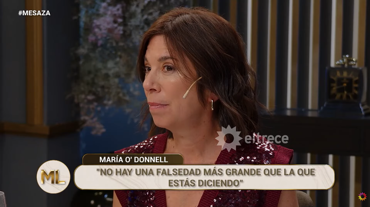 María O'Donnell y Miguel Boggiano protagonizaron un fuerte ida y vuelta. María O'Donnell y Miguel Boggiano protagonizaron un fuerte ida y vuelta. 