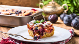 Receta rápida de pastel de ciruela: ideal para principiantes Foto: Shutterstock