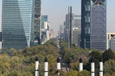 MDZol | Los rascacielos que escoltan la Ciudad de México. Foto: Antonio Riccobene/MDZ