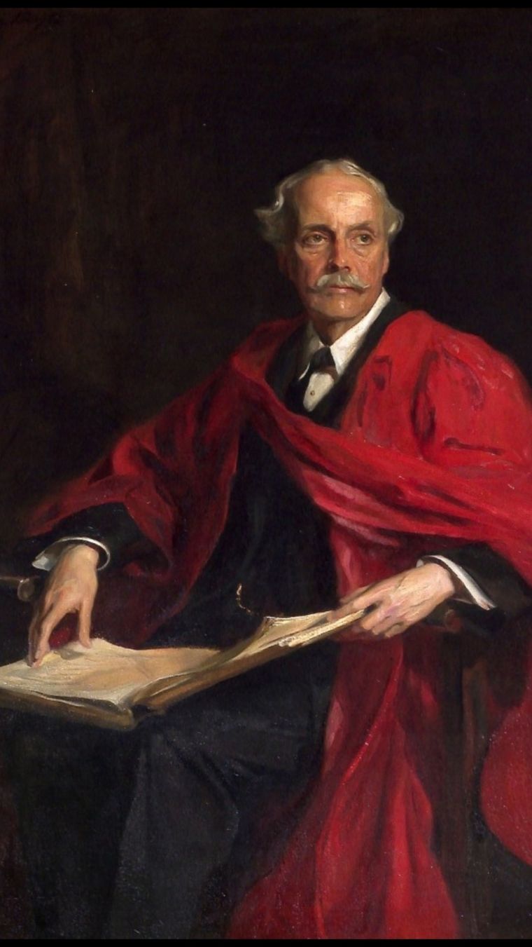 Retrato de lord Arthur Balfour, la obra destruída en Cambridge Foto: Gentileza