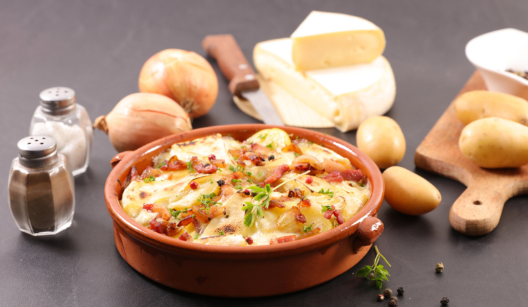 Tartiflette francesa: el plato alpino que conquista el invierno Foto: Shutterstock