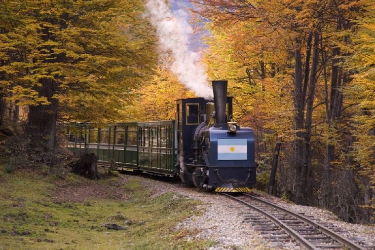 Este tren es uno de los mayores atractivos de Tierra del Fuego Foto: Tren del Fin del Mundo