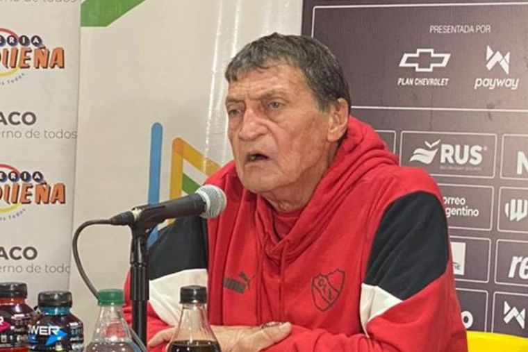 Falcioni y una polémica frase tras la eliminación de Independiente.