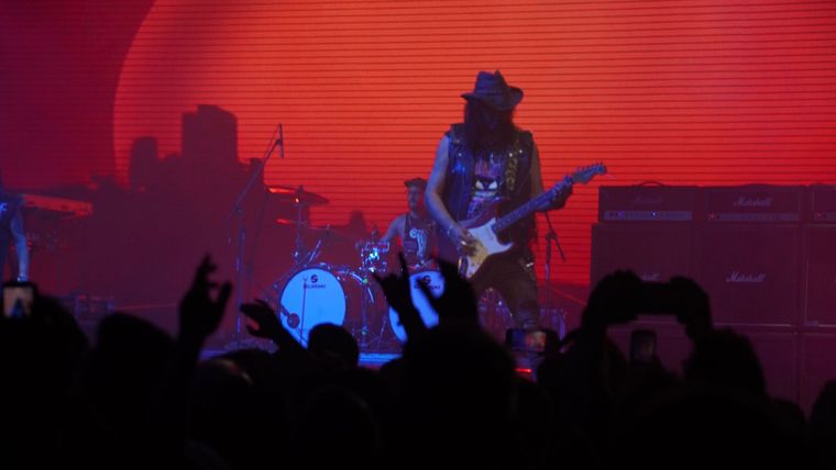 La ovación recayó sobre Giardino en varios momentos del show. La ovación recayó sobre Giardino en varios momentos del show.