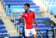 Djokovic quiere seguir avanzando hacia su primer oro olímpico Foto: Twitter @djokernole