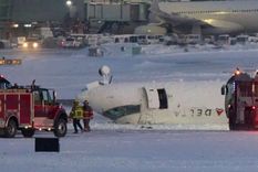 El accidente dejó una imagen poco frecuente. Foto: Getty Images El accidente dejó una imagen poco frecuente. Foto: Getty Images