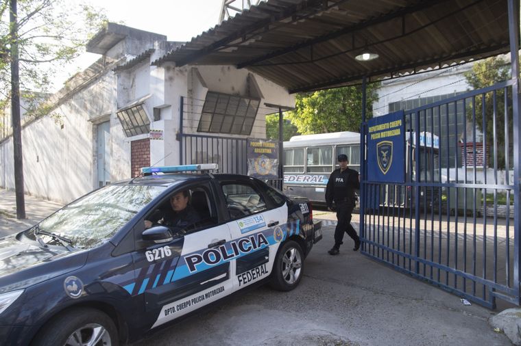 El lugar donde se atrincheró el uniformado Foto: Télam