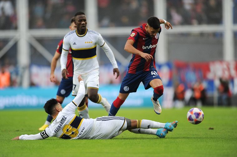 San Lorenzo le gana a Boca en el Gasómetro Foto: Télam