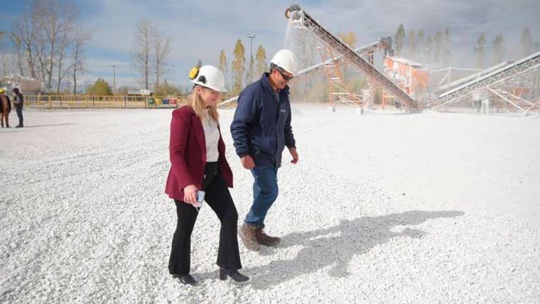 Hebe Casado en Malargüe. Foto: Mendoza Gobierno