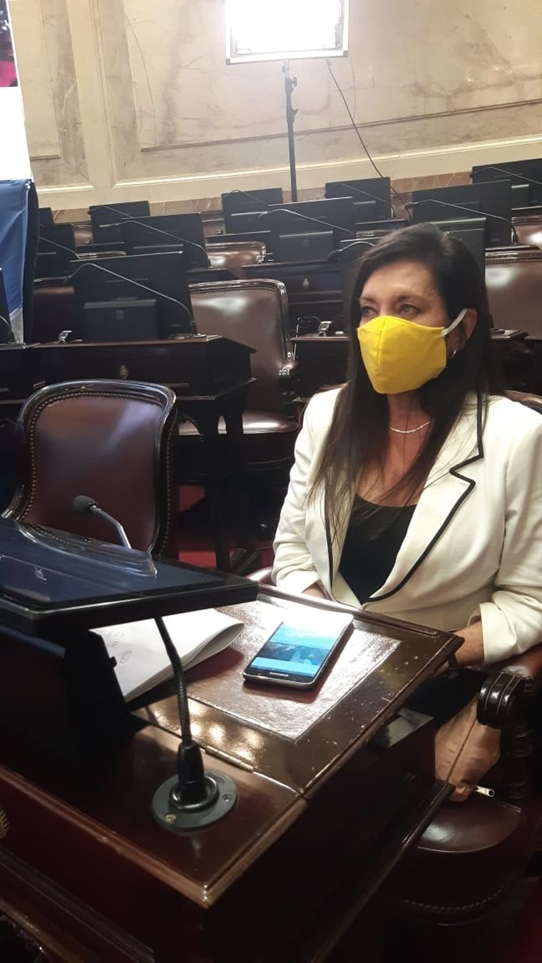 La senadora cordobesa Laura Machado.