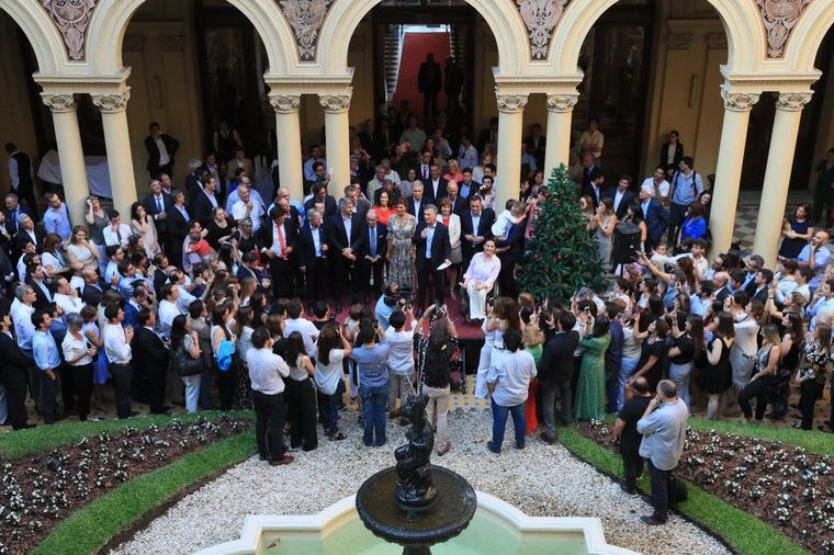 Macri se despidió ayer de su equipo.