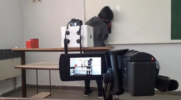 La escuela Américo DAngelo de Guaymallén compite en un certamen de cine de Portugal Foto: Gentileza