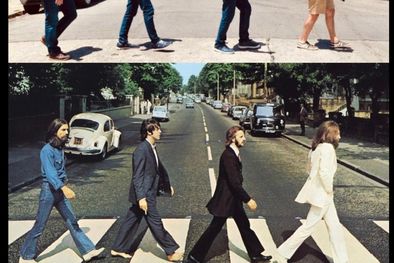 MDZol | Como en Abbey Road pero mucho mejor: en La Feliz, fue la descripción de la foto publicada por Martín Lousteau. Foto: Twitter: @GugaLusto