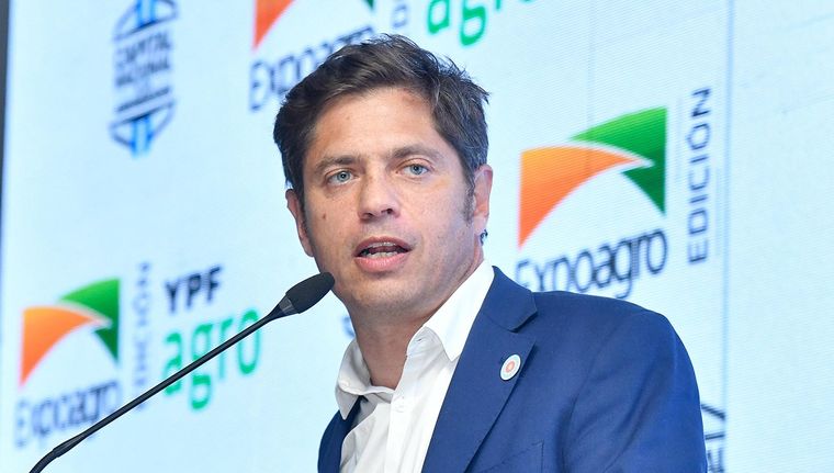 Axel Kicillof fue uno de los que se pronunció en medio del paro general Foto: NA