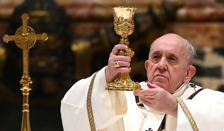 El mensaje del papa Francisco en vísperas a Navidad. Foto: Efe.