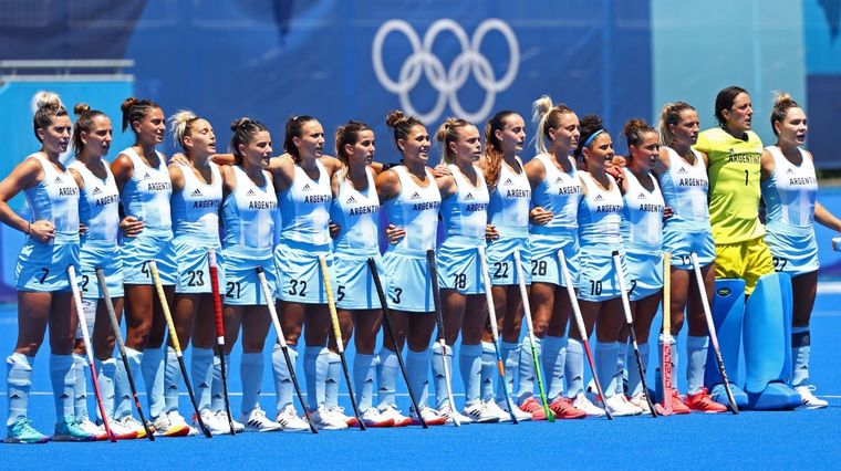 Las Leonas durante los Juegos Olímpicos disputados el año pasado. Foto: EFE