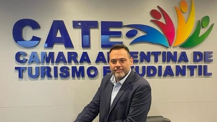 El presidente de la Cámara de Turismo Estudiantil (CATE) fue baleado mientras se encontraba de vacaciones en Brasil con su familia. Foto: Ladevi