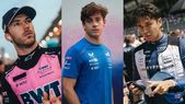 Pierre Gasly, Franco Colapinto y Alex Albon. Pierre Gasly, Franco Colapinto y Alex Albon.
