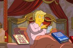 los simpsons repasan los primeros 100 dias de la era trump