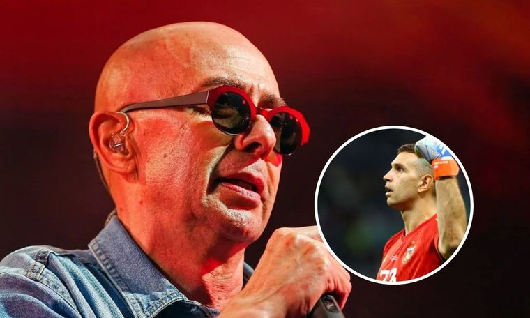 El Indio Solari dejó un increíble elogio para Dibu Martínez El mítico cantante habló del Mundial, de Messi y del arquero de la Scaloneta