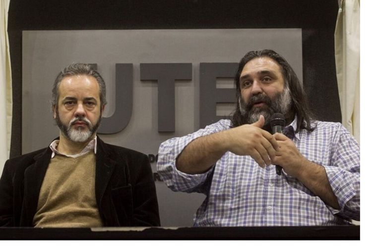Eduardo Lopez y Roberto Baradel