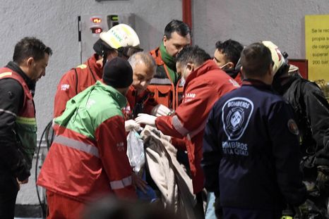 Las imágenes del incendio Foto: TELAM