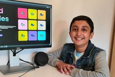 Benyamin Ahmed y su obra Weird Whales. Foto: BENYAMIN AHMED