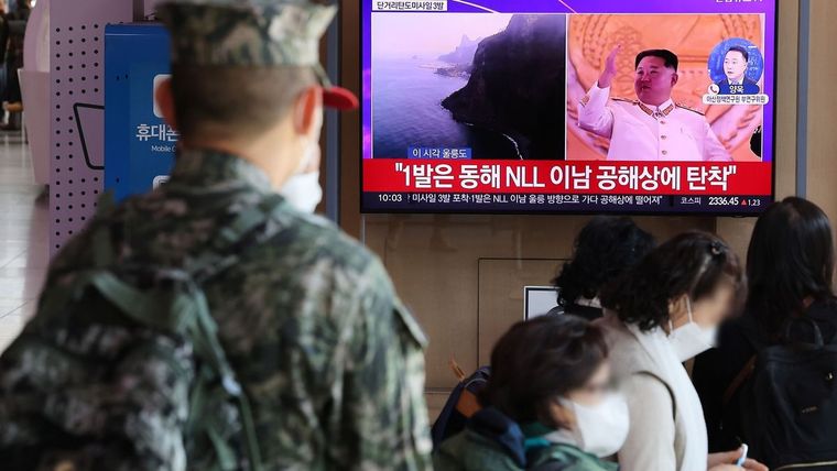 La Península de Corea es escenario de una habitual tensión bélica. Foto: Efe.