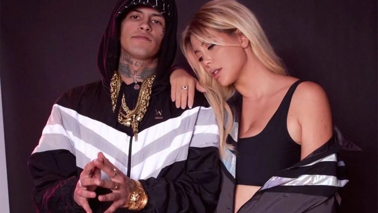 L-Gante y Wanda Nara
