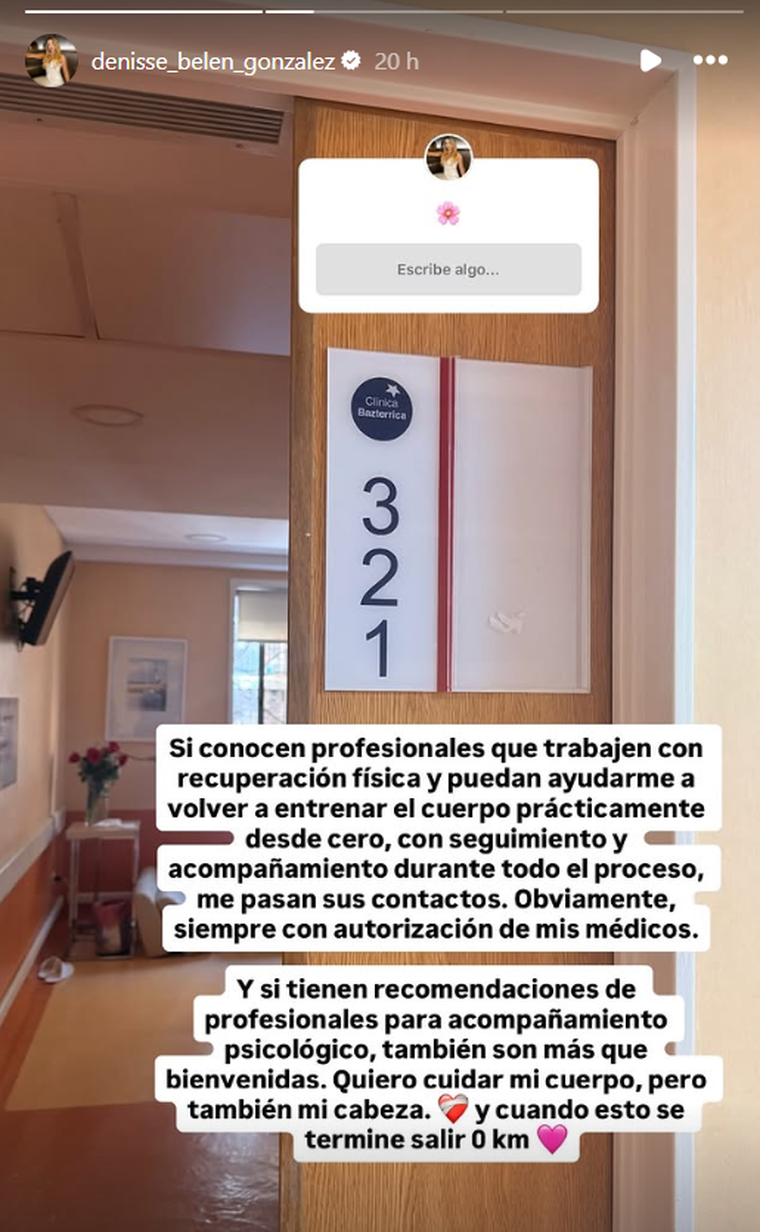 El pedido de Denisse Gonz&aacute;lez.&nbsp;