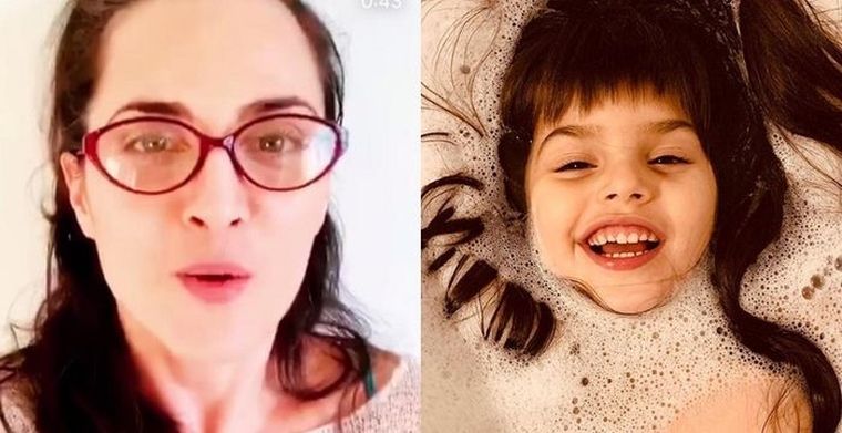 Julieta Díaz y su hija Elena