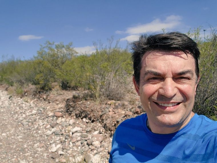 De Marchi en el eje de la tormenta Foto: Twitter