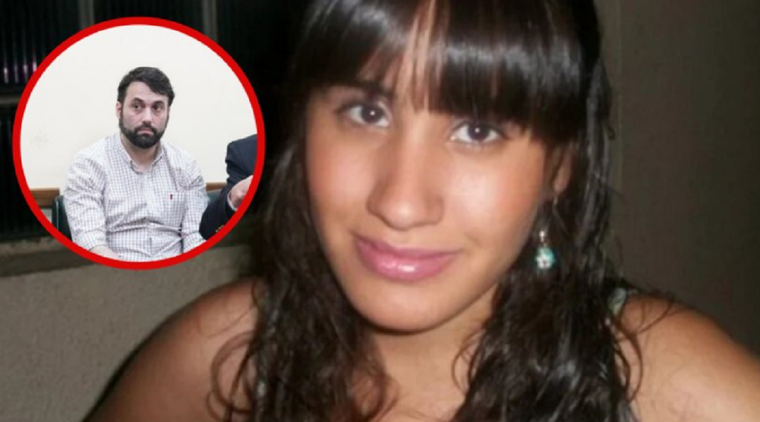 El acusado y la víctima. La joven fue asesinada con más de 20 puñaladas. Foto: NA