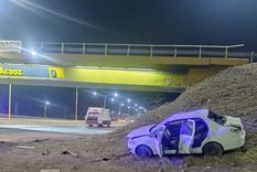El Fiat minutos después del accidente Foto: Gentileza