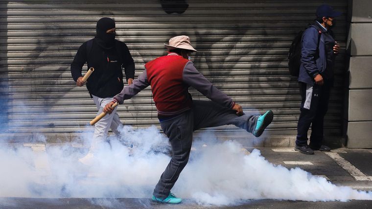 Las protestas sociales recrudecen en Bolivia. Las protestas sociales recrudecen en Bolivia.