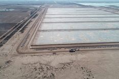 Paramillos. Obras cloacales en Mendoza