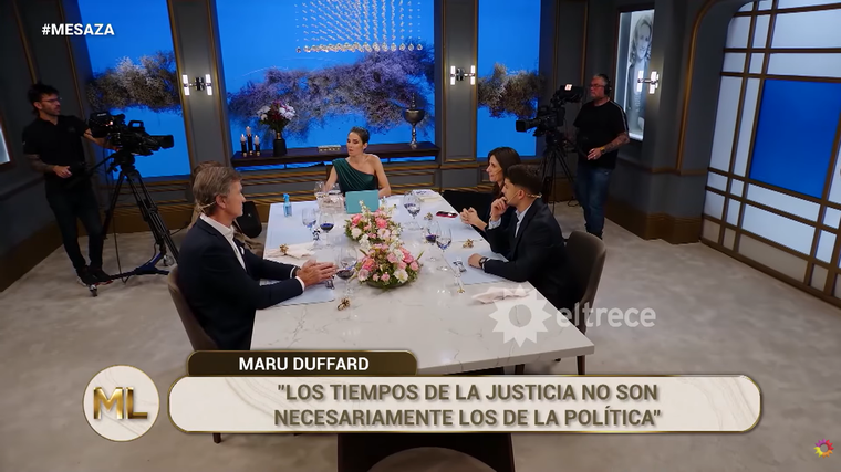 Joaquín Levinton y Maru Duffard protagonizaron un tenso cruce. 