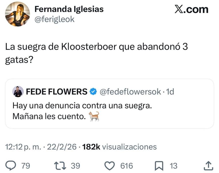 Acusan a la suegra de la actriz de haber abandonado tres gatas. Acusan a la suegra de la actriz de haber abandonado tres gatas.