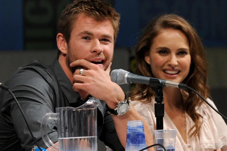 CHRIS HEMSWORTH Y NATALIE PORTMAN VOLVIERON A TRABAJAR JUNTOS. LA ACTRIZ CONTÓ LO QUE HIZO SU COMPAÑERO POR ELLA.