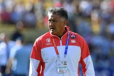 Jamie Joseph, entrenador de Japón. Foto: @JRFUMedia