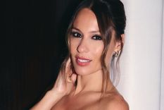 El look nocturo de Pampita.