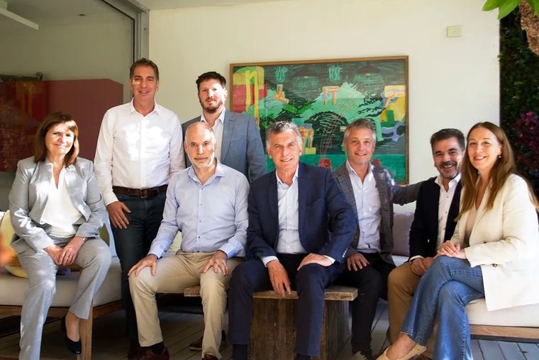 Mauricio Macri y Patricia Bullrich llegaron a un acuerdo. Horacio Rodríguez Larreta pidió quedar afuera. Foto: Prensa PRO