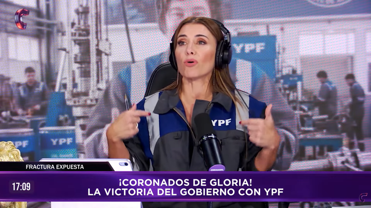 Mariana Brey apuntó contra el kirchnerismo. Mariana Brey apuntó contra el kirchnerismo.