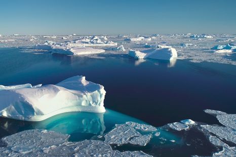 El hielo antártico, bajo estudio. Foto: Shutterstock