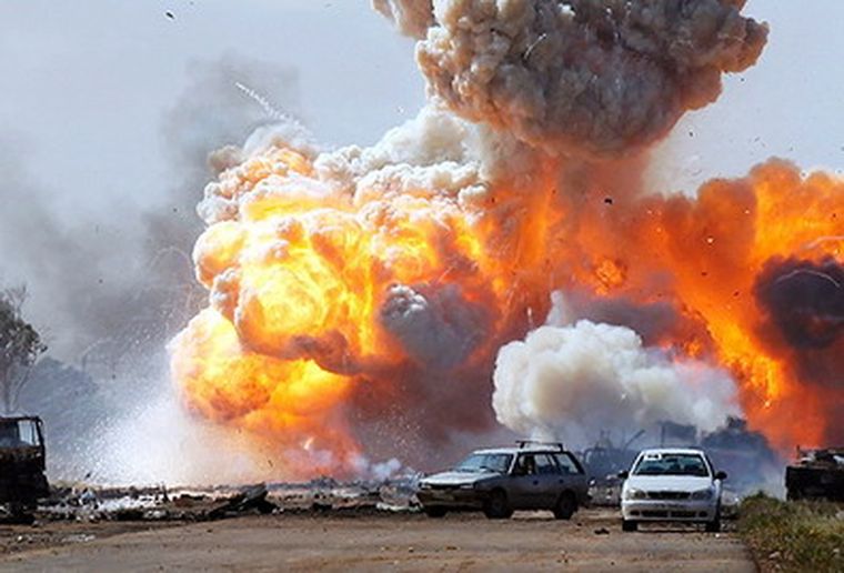 Los bombardeos, ¿pueden ser el principio del fin? Foto: Infobae