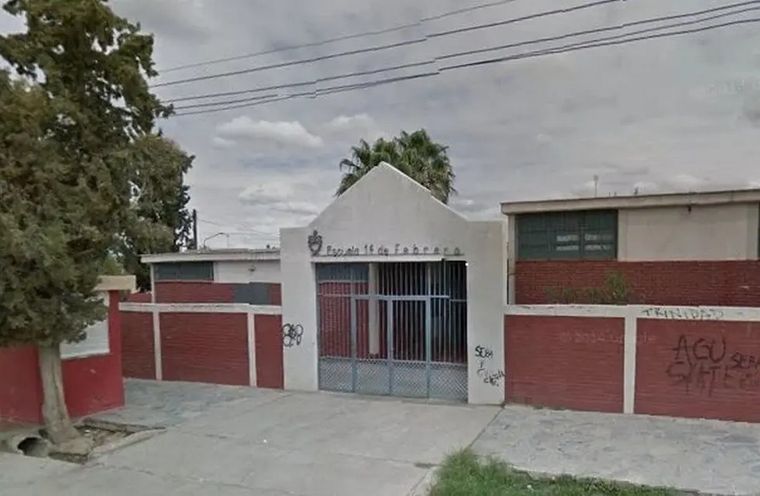 La desaparición de la votante fantasma ocurrió en la Escuela 14 de Febrero, en la ciudad de Rawson, San Juan. Foto: Captura de pantalla