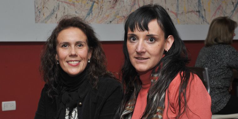 Andrea Ayesa y Carina Martínez, presidente y secretaria Foto: Pablo Matar/Mediamza.com